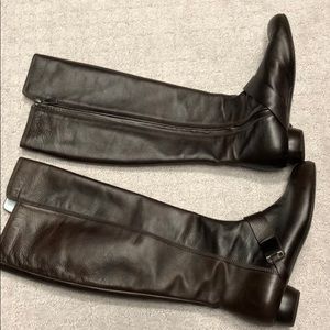 Tracy Reese riding boots dark brown size 6